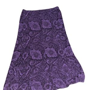 purple whimsigoth long skirt